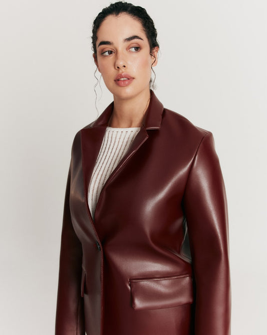 Crimson Radiance Blazer