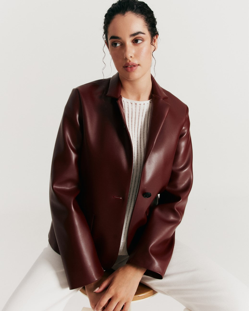 Crimson Radiance Blazer