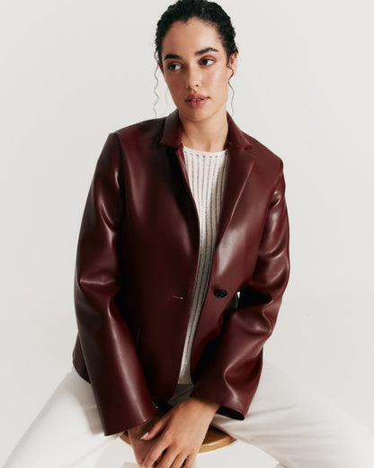 Crimson Radiance Blazer