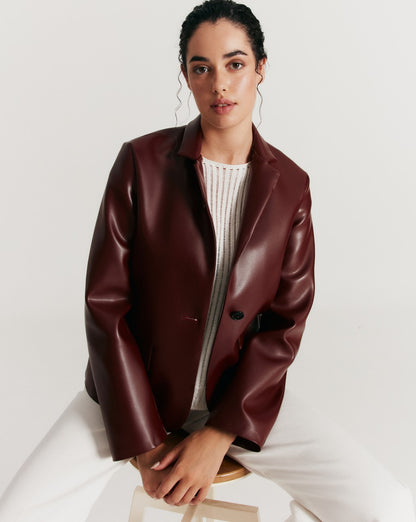 Crimson Radiance Blazer